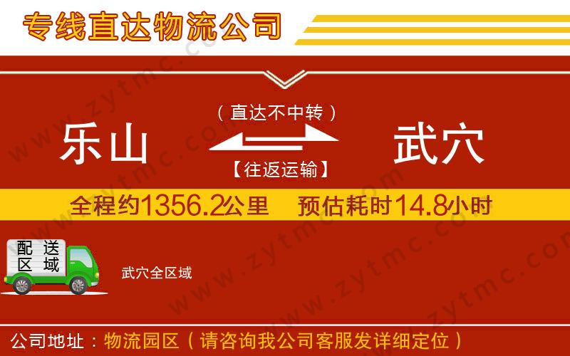 樂山到武穴物流專線