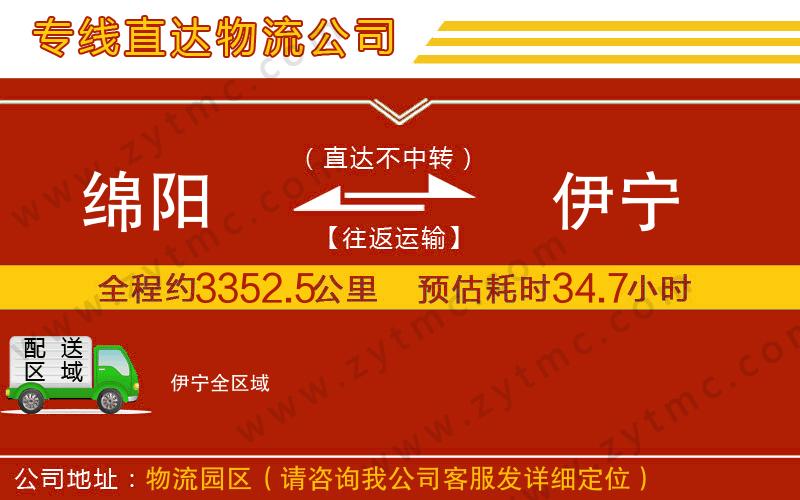 綿陽(yáng)到伊寧物流公司