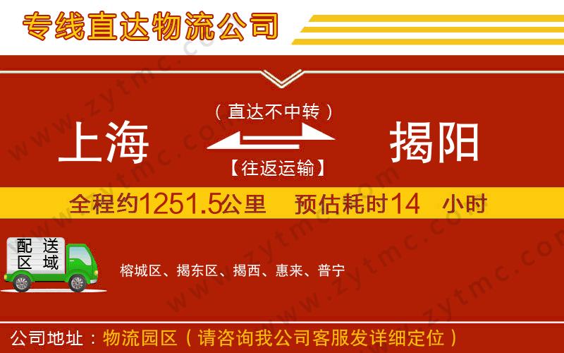 上海到揭陽物流公司
