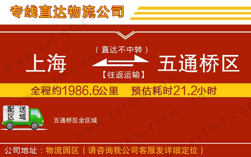 上海到五通橋區(qū)物流專(zhuān)線