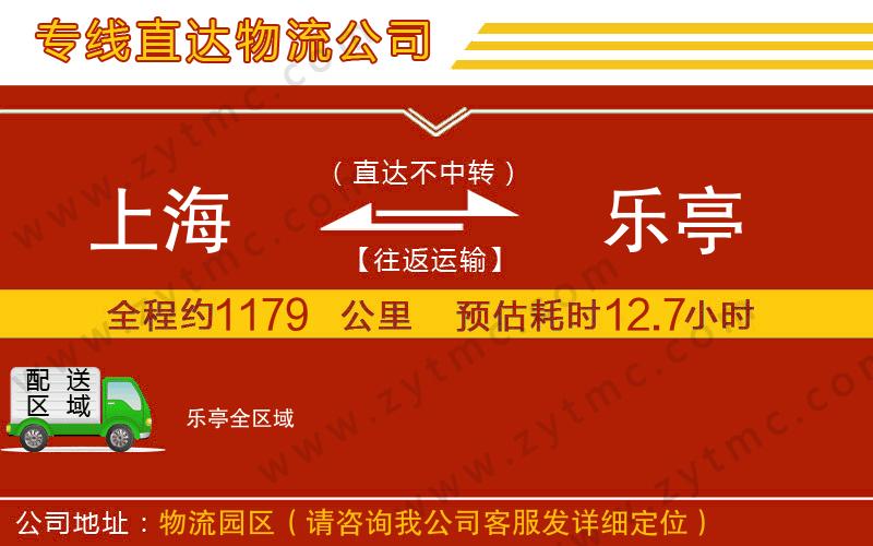 上海到樂(lè)亭物流專(zhuān)線(xiàn)